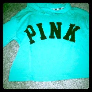 Teal pink sweatshirt